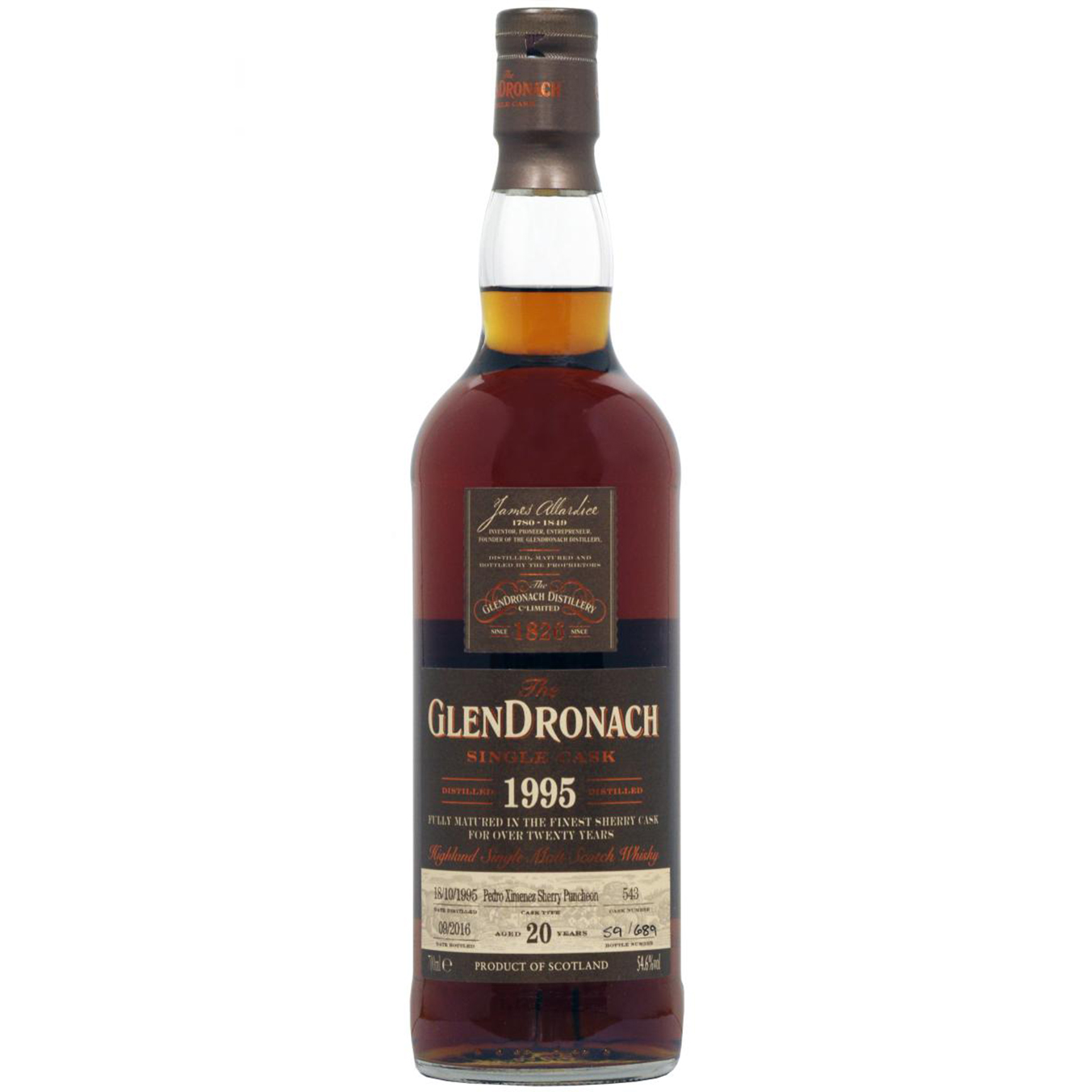 Read more about the article Glendronach 1995 20 years – cask #543