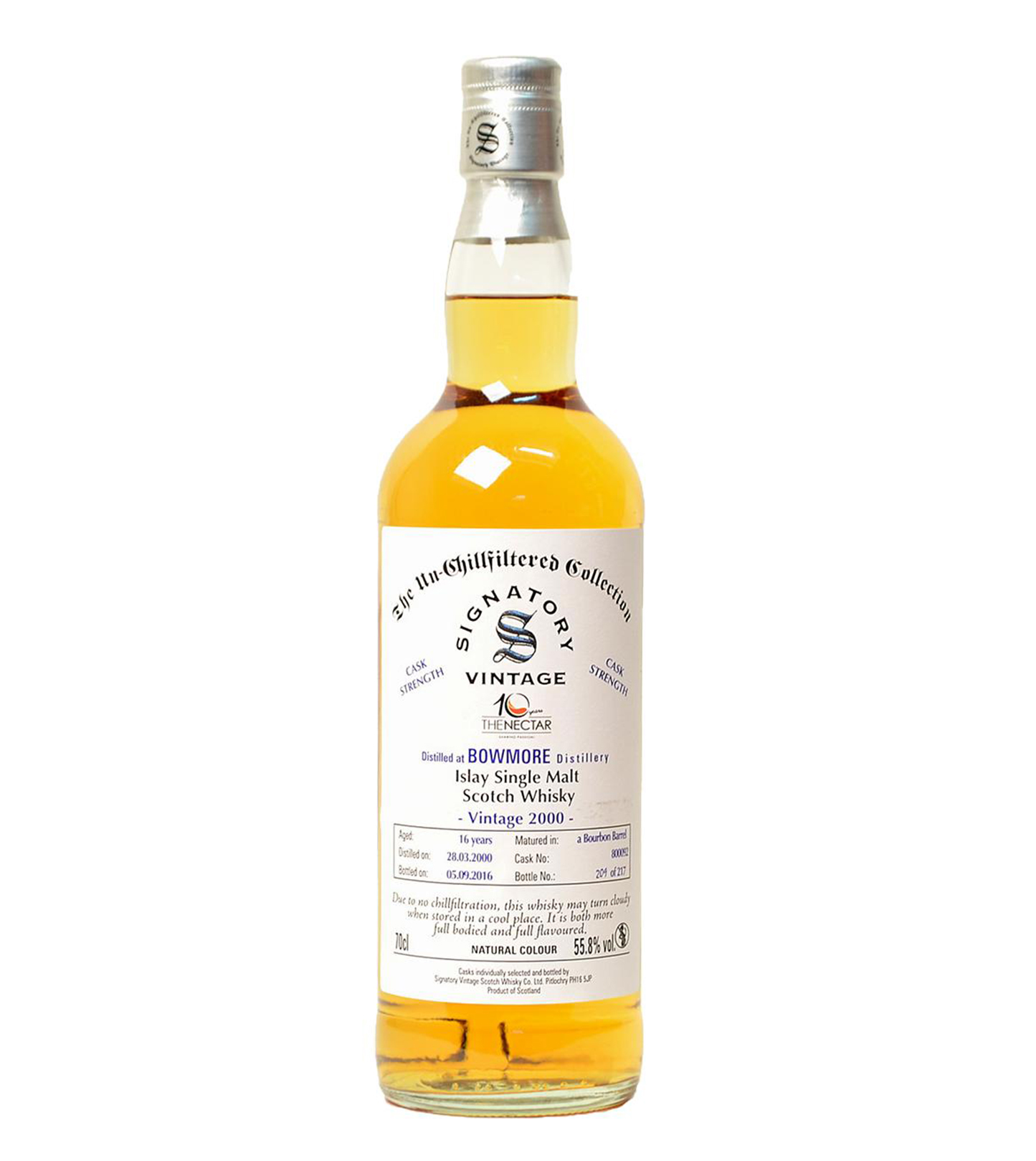 Read more about the article Bowmore 2000 16 years – cask #800092
