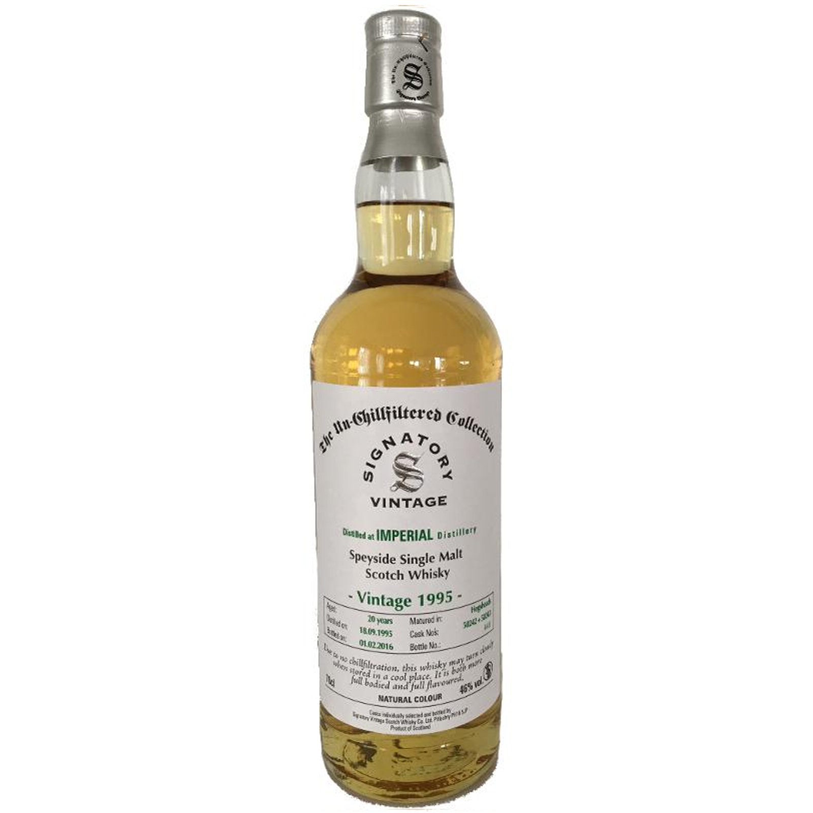 Read more about the article Imperial 1995 20 years – casks #50242 #50243