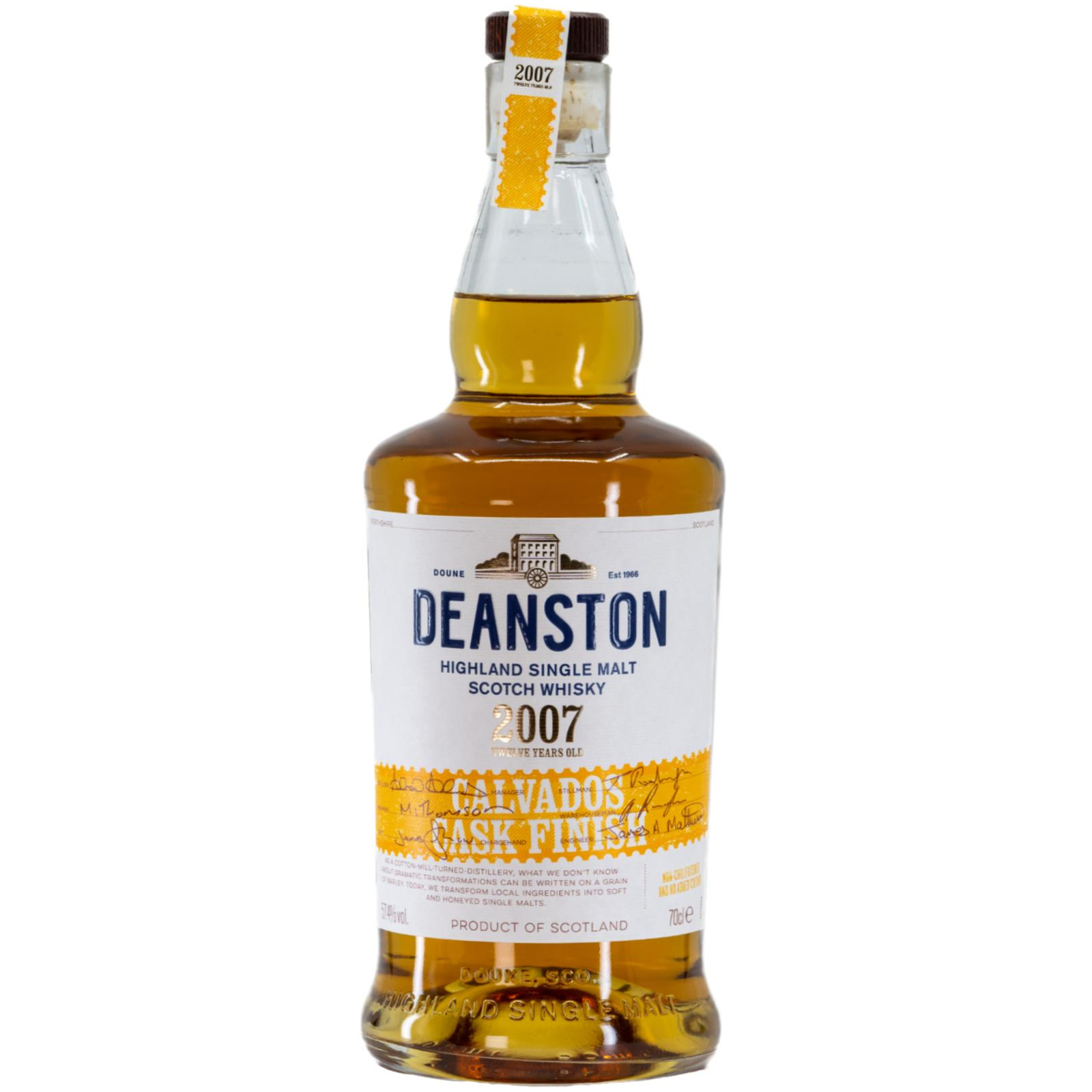 Read more about the article Deanston 2007 12 years – Calvados cask finish