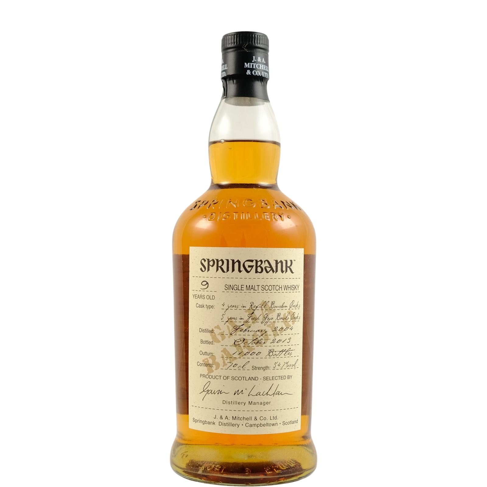 Read more about the article Springbank 2004 9 years – Gaja Barolo